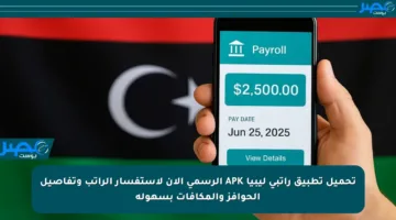 تحميل تطبيق راتبي ليبيا APK الرسمي الآن لاستفسار الراتب وتفاصيل الحوافز والمكافآت بسهولة